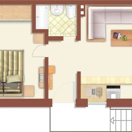 Appartement Strandhaus/strandnixe *